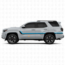Twin Stripes Türseiten-Vinylaufkleber Decal für Toyota 4Runner 6. Generation 5