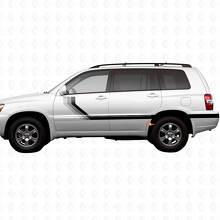 Haritage Vintage Seitenstreifen Vinylaufkleber Decal für Toyota Highlander 2006 2