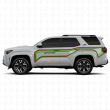Geschlossene Spuren Rennstrecken-Stil Türseiten Vinylaufkleber Decal für Toyota 4Runner 2
