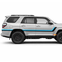 Heritage-Stil Doppelstreifen Seitenaufkleber Aufkleber Für Toyota 4Runner 2009-2024 3