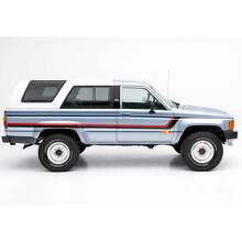 Heritage-Style Doppelstreifen Seiten-Vinylaufkleber Decal für Toyota 4Runner 1984-1989 3