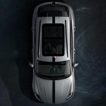 Dünner Racing-Streifen Motorhaube Dach Kofferraum Vinyl-Aufkleber Satz für Porsche Macan 3