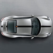 Dünner Racing-Streifen Haube Dach Kofferraum Vinyl-Aufkleber Set für Porsche 911 3