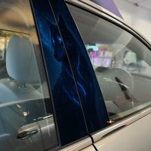 Galactic Wolf Stil Säulentüren Vinyl-Aufkleber 2