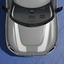 Twin Racing Seitenhauben-Streifen Aufkleber für Mini Cooper Countryman 2