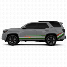 Techno Style Gehobelte Linien Seiten- und Heckkotflügel Vinylaufkleber Decal für Toyota 4Runner 2