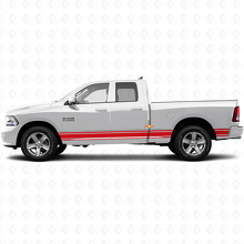 Gerade Streifen Seitenschweller Vinylaufkleber Dekor für Dodge Ram 1500 2011-2018 3