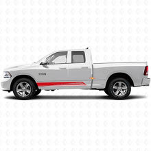 Gebogene Streifen Seitenschweller Tür Vinyl Aufkleber Decal Grafik für Dodge Ram 1500 2011-2018 3