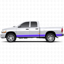 Gerade Streifen Seitenschweller Seiten Vinyl Aufkleber Decal Grafik für Dodge Ram 1500 2002-2008 2