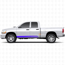 Gebogene Streifen Schweller Tür Vinylaufkleber Decal Grafik für Dodge Ram 1500 2002-2008 2