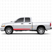 Gebogene Streifen Schweller Tür Vinylaufkleber Decal Grafik für Dodge Ram 1500 2002-2008 3
