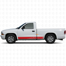Perforierte Streifen Türen Seiten Vinyl Aufkleber Decal Grafik für Dodge Dakota 1997-2004 3
