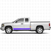 Perforierte Streifen Türseiten-Vinylaufkleber Decal Grafik für Dodge Dakota 2005-2011 2