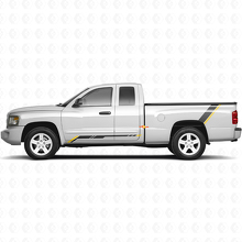 Karierte Streifen Schweller Seitenteil Vinyl Aufkleber Decal für Dodge Dakota 2005-2011 2