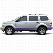 Straight Lines Schweller Seiten Vinyl-Aufkleber Decal für Dodge Durango 2004-2009 2