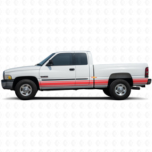 Straight Lines Rocker Panel Seiten Vinyl Aufkleber Decal für Dodge Ram 1500 1994-2001 3