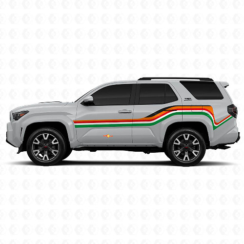 Schräge Linien Seiten Vinylaufkleber Decal für Toyota 4Runner 1