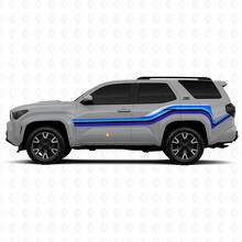 Schräge Linien Seiten Vinylaufkleber Decal für Toyota 4Runner 2