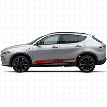 Karierte Streifen Schweller Tür Vinyl-Aufkleber Decal für Dodge Hornet 2023+ 3