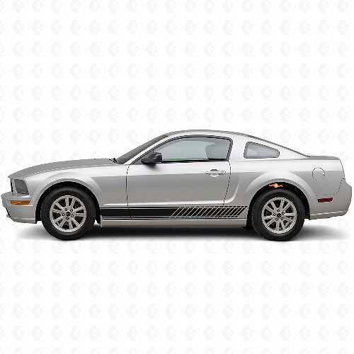 Rennseitliche Vinyl-Streifenaufkleber-Set für Musclecar Musclecarmodel