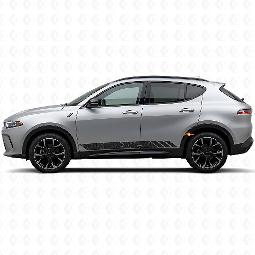 Topografische Streifen Türen Vinylaufkleber Decal für Dodge Hornet 2023+