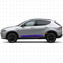 Topografische Streifen Türen Vinylaufkleber Decal für Dodge Hornet 2023+ 2