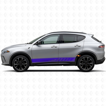 Perforierte Streifen Türschweller Vinyl-Aufkleber Decal für Dodge Hornet 2023+_2