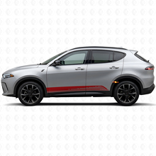 Gebogene Streifen Schweller Tür Vinyl Aufkleber Decal Grafik für Dodge Hornet 2023+ 3