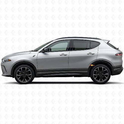 Geradlinige Seitenschweller-Aufkleber Foliensticker für Dodge Hornet 2023+ 1