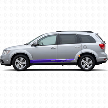 Dekorative Streifen Vinyl-Aufkleber für die Schwellerverkleidung für Dodge Journey 2009-2020 2
