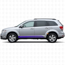 Gekrümmte Streifen Schweller Tür Vinylaufkleber Decal Grafik für Dodge Journey 2009-2020 2