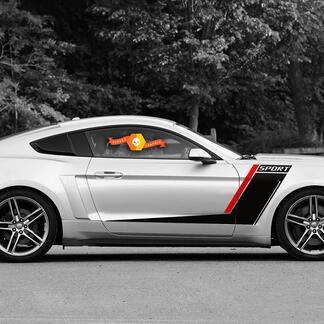 Ford Mustang Roush Style Side Stripes Graphics Decals Duo Farbe jedes Jahr