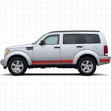 Straight Lines Rocker Panel Seiten-Vinylaufkleber für Dodge Nitro 2007-2011 3
