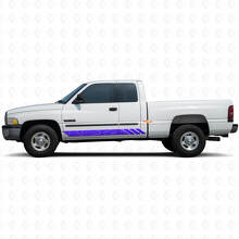 Topographische Stilstreifen Tür Vinylaufkleber Decal für Dodge Ram 1500 1994-2001 2
