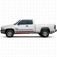 Topographische Stilstreifen Tür Vinylaufkleber Decal für Dodge Ram 1500 1994-2001 3