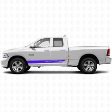 Verzierte Streifen Schweller-Vinyl-Aufkleber für Dodge Ram 1500 2011-2018 2