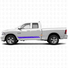 Topografische Stilstreifen Tür Vinylaufkleber Aufkleber für Dodge Ram 1500 2011-2018 2