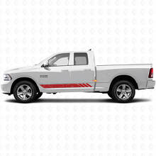 Topografische Stilstreifen Tür Vinylaufkleber Aufkleber für Dodge Ram 1500 2011-2018 3