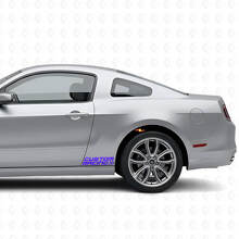 Racing Schachbrettmuster Stil Seiten Vinyl Aufkleber Set für Musclecar 2010-2020_2