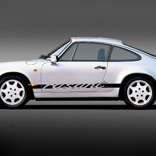 Rasant Schriftzug Seitenstreifen Vinyl-Aufkleber für Porsche 911