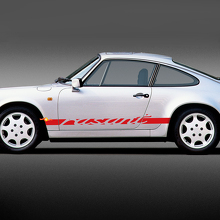 Rasant Schriftzug Seitenstreifen Vinyl-Aufkleber für Porsche 911 3