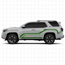 Gebogene Grafiklinien Aufkleber für die gesamte Seite für Toyota 4Runner 3