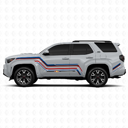 Gebogene Grafische Seitenstreifen Vinyl Aufkleber Decal Für Toyota 4Runner