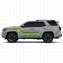 Gebogene Grafische Seitenstreifen Vinyl Aufkleber Decal Für Toyota 4Runner 2