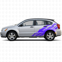 Schlammspritz-Grafik Heckseiten-Vinylaufkleber für Dodge Caliber 2007-2012 2