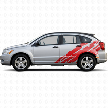 Schlammspritz-Grafik Heckseiten-Vinylaufkleber für Dodge Caliber 2007-2012 3