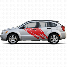 Schlamm-Spritz-Grafik Türseiten- Vinyl-Aufkleber für Dodge Caliber 2007-2012 3