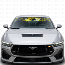 Benutzerdefinierte Umriss-Buchstaben Windschutzscheiben-Vinylaufkleber für Musclecar_4