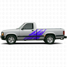 Schlammspritz-Grafik Türseiten Vinylaufkleber für Dodge Dakota 1987-1996 2