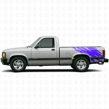 Schlammspritz-Grafik Vinyl-Aufkleber für hintere Seite Dodge Dakota 1987-1996 2